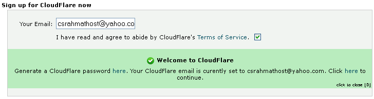 Sign up CloudFlare Sign up CloudFlare